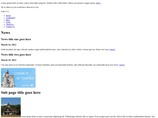 subpage screenshot