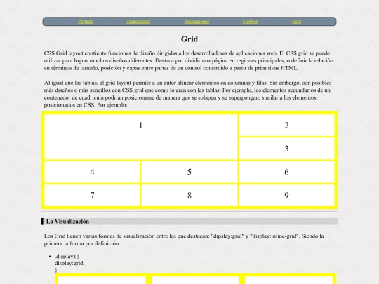 Grid screenshot