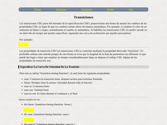Transiciones screenshot