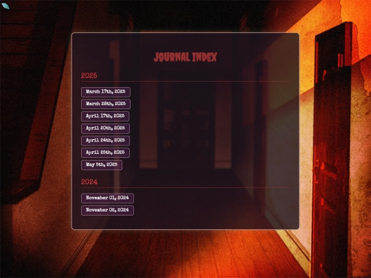 pages/journal screenshot