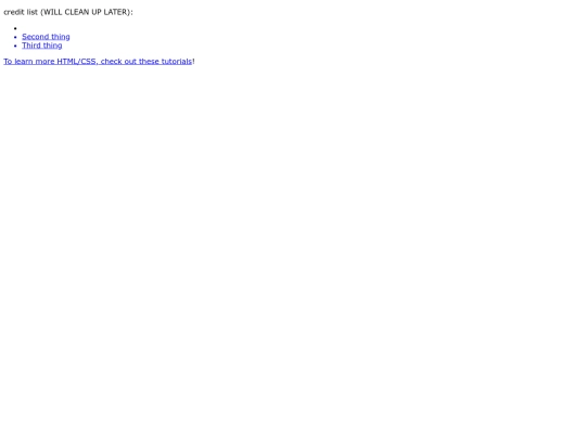credits screenshot