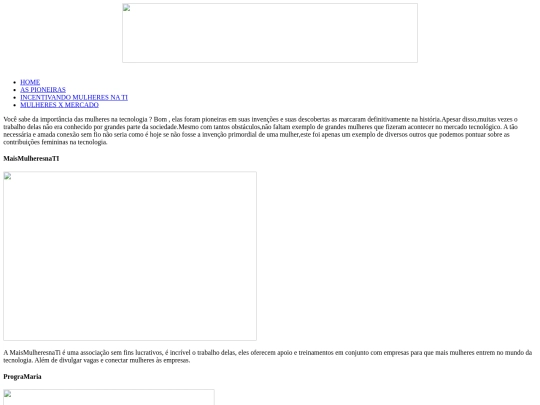 mulheresdigitais screenshot