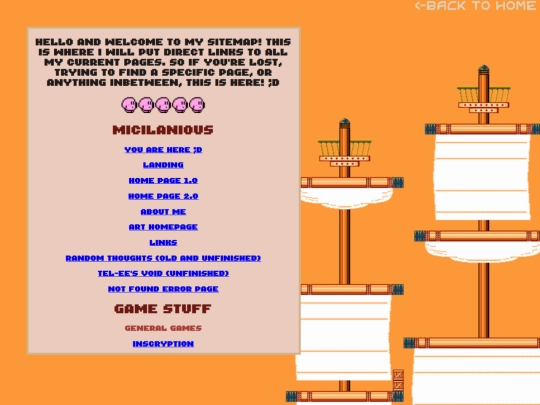 Sitemap screenshot