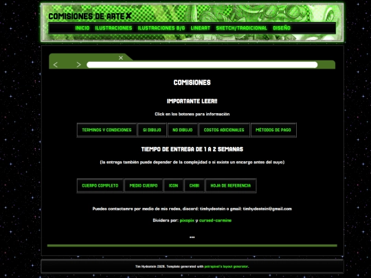 comisiones screenshot