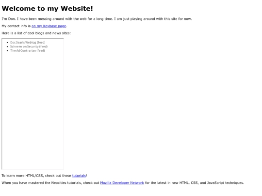 index screenshot