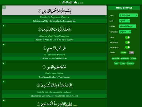 index screenshot