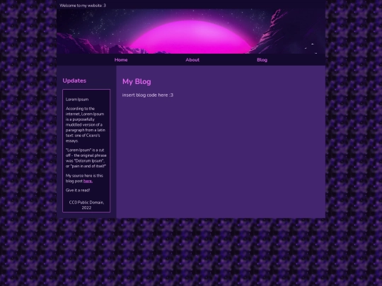 blog screenshot