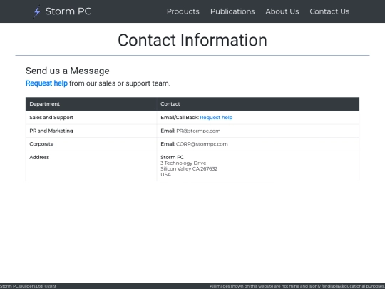 contact screenshot