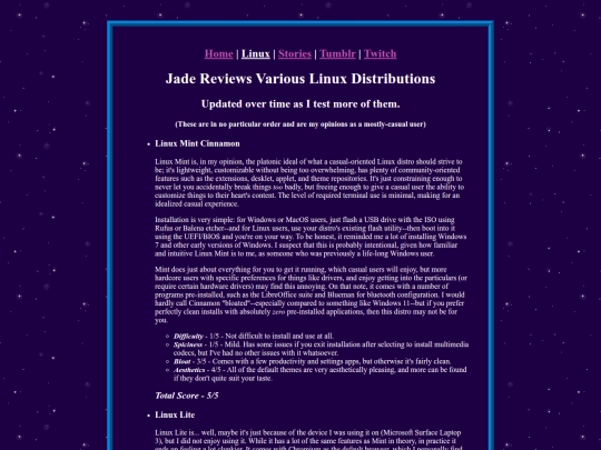 linuxblog/reviews screenshot