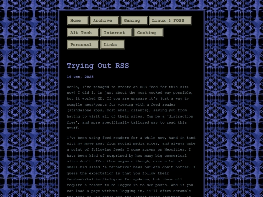 posts/2025-10-16-Trying-Out-RSS screenshot