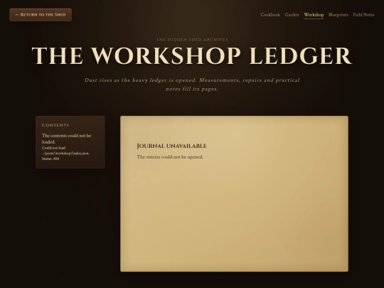 pages/workshop screenshot