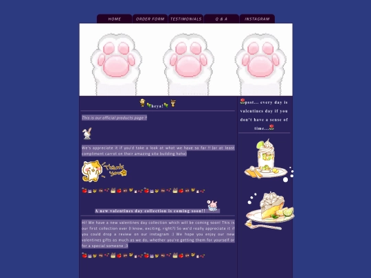 products screenshot