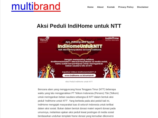 aksi-peduli-indihome-untuk-ntt screenshot