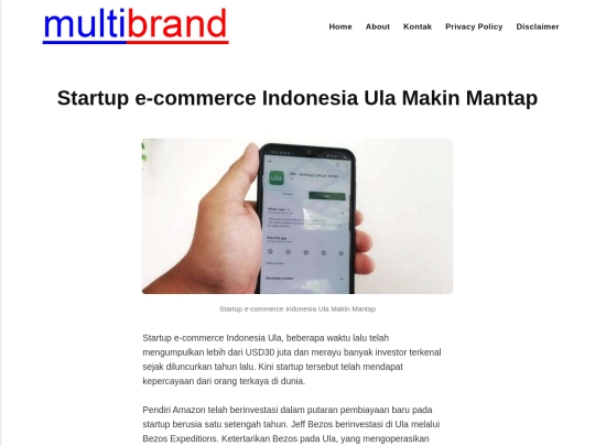 startup-e-commerce-indonesia-ula-makin-mantap screenshot