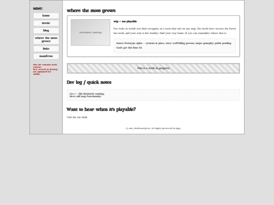projects screenshot