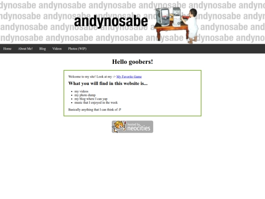 index screenshot