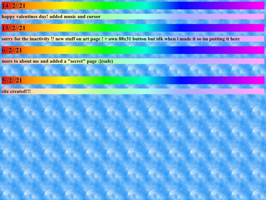 updates screenshot