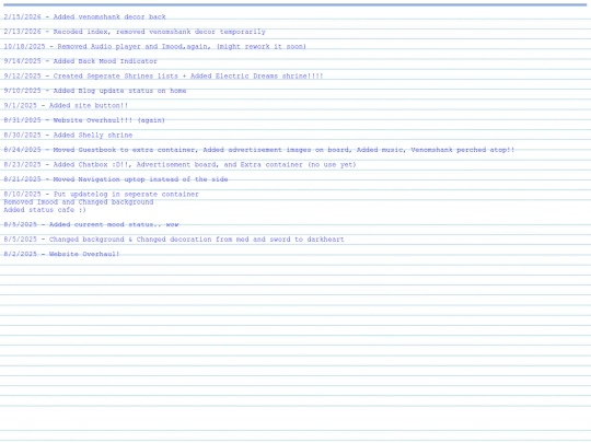 updatelog screenshot