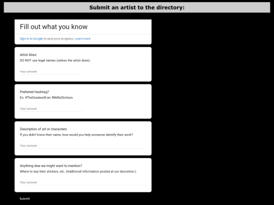 submit screenshot