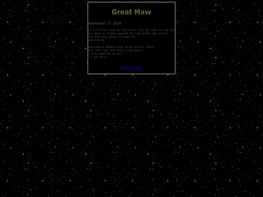 poetry/great_maw screenshot