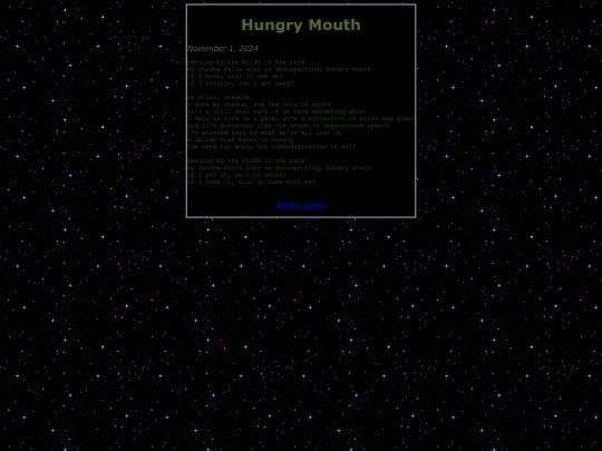 poetry/hungry_mouth screenshot