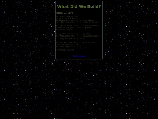 poetry/what_did_we_build screenshot