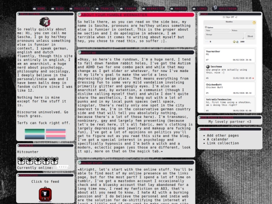 webmaster screenshot