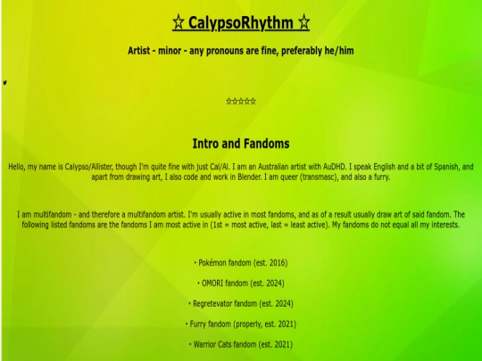 index screenshot