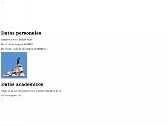 Proyecto 1/Curriculum de eloi screenshot