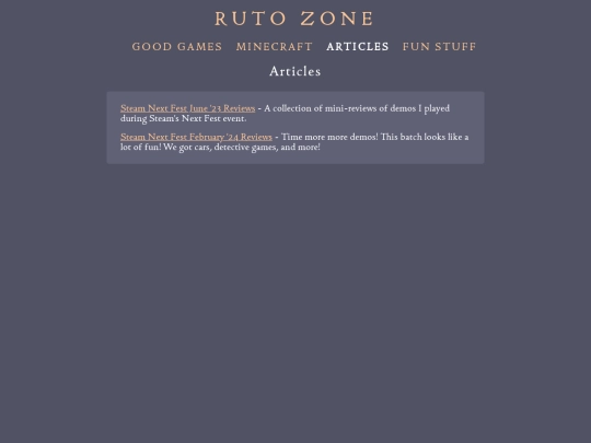 articles screenshot