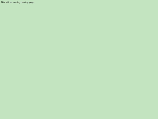dogtraining screenshot