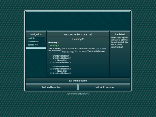 index screenshot