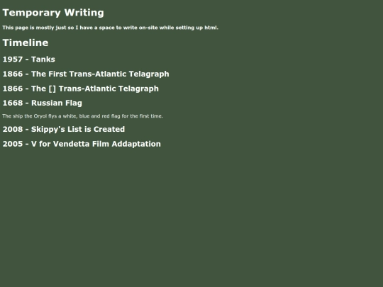 temporaryWriting screenshot