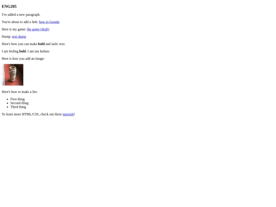 index screenshot