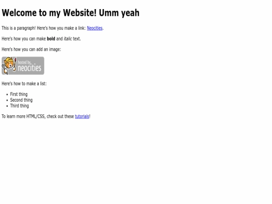 index screenshot