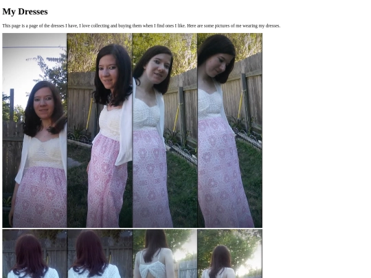 dresses screenshot
