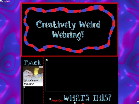 creativelyweirdwebring screenshot