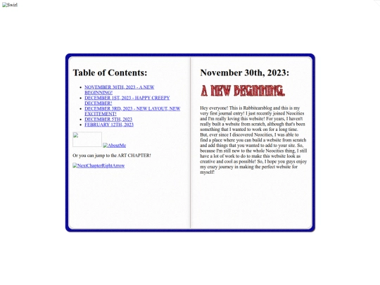 journal screenshot