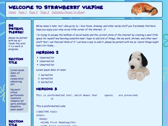 index screenshot