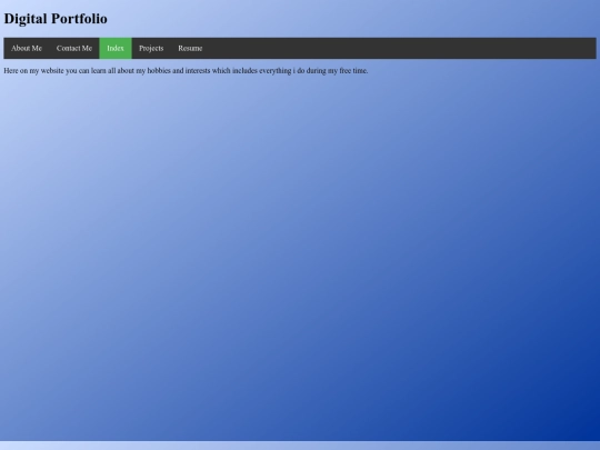 index screenshot