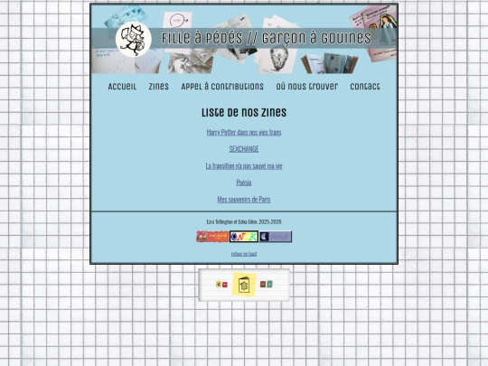zines screenshot