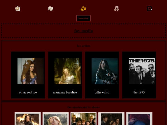 interests screenshot