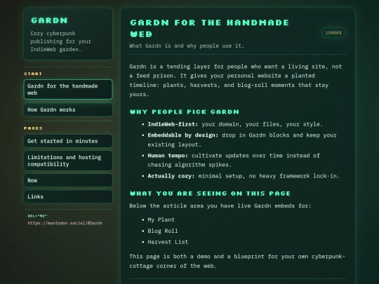 index screenshot