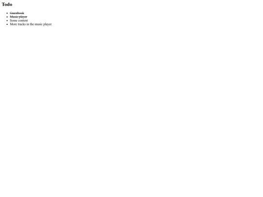content/todo screenshot