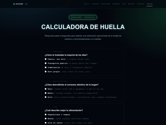 huella screenshot