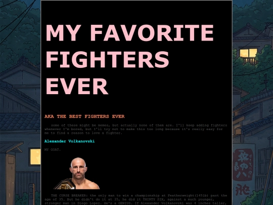 writing/fighters screenshot