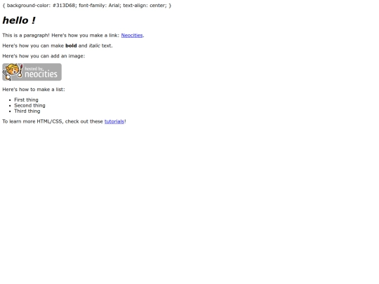 index screenshot