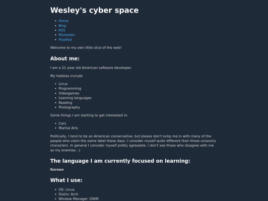 index screenshot