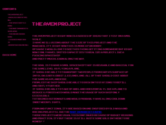Projects/Avem screenshot