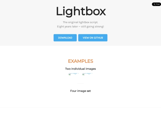 lightbox screenshot